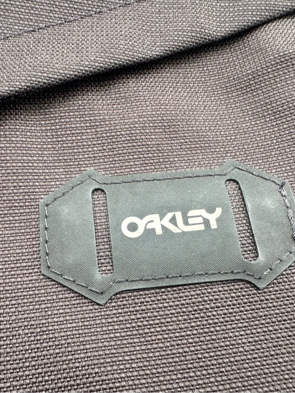 Oakley Black Commuter Backpack with Front Zip Pocket